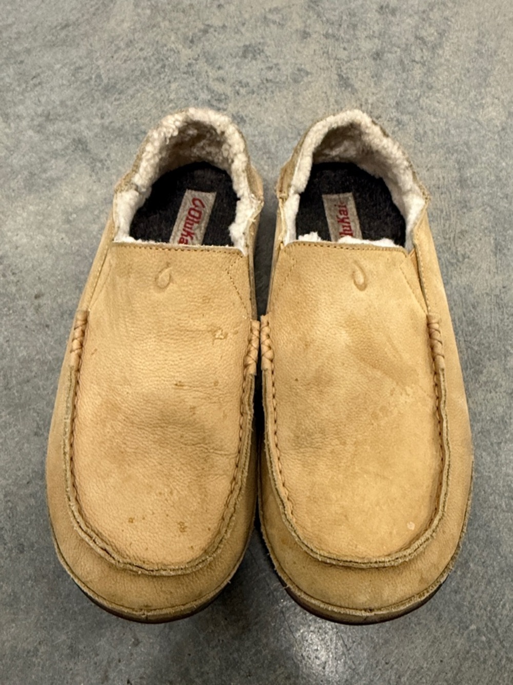 Cougar Men's Slip-On Suede Moccasins in Tan